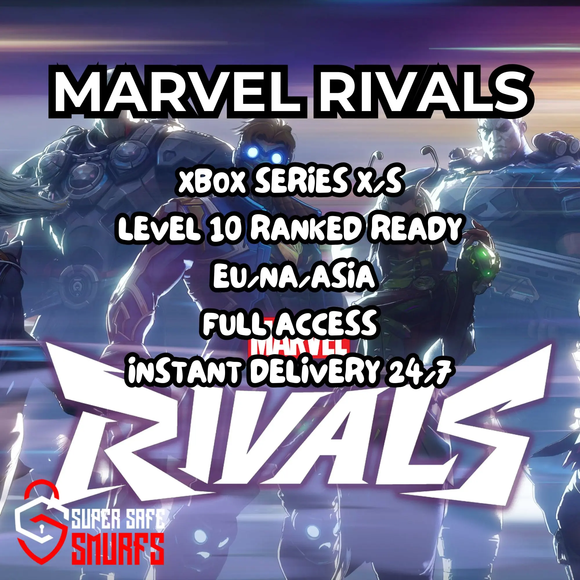 Achetez Marvel Rivals | Xbox Series S/X/PS4 | Ranked Ready | 350-1000 ...