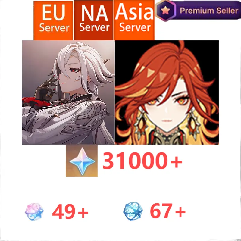 Buy eu google email account ar50 arlecchino mavuika 31000 primogems