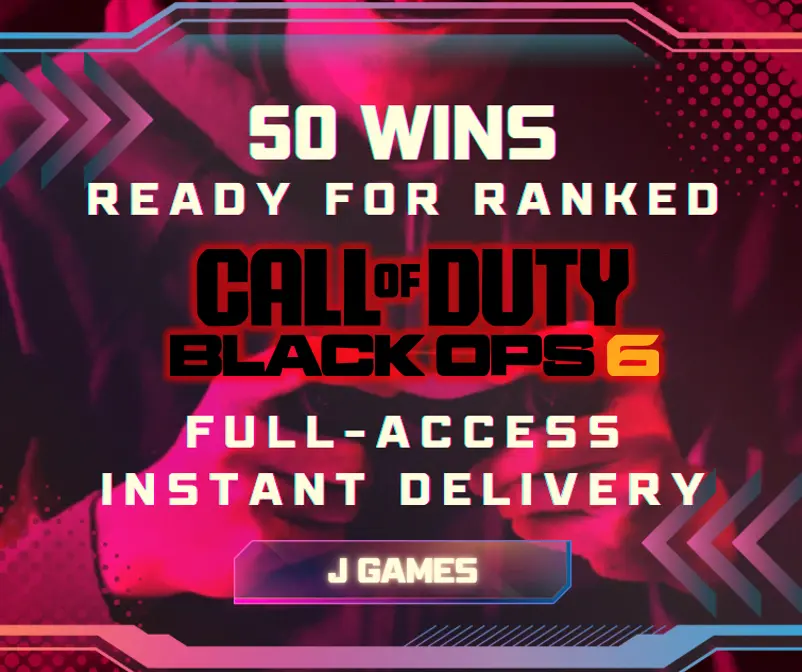 Achetez ⚔ BO6 ⚔ 50 WINS + ⚔RANDOM LEVEL ⚔ ️ Ranked Ready For Rank ...