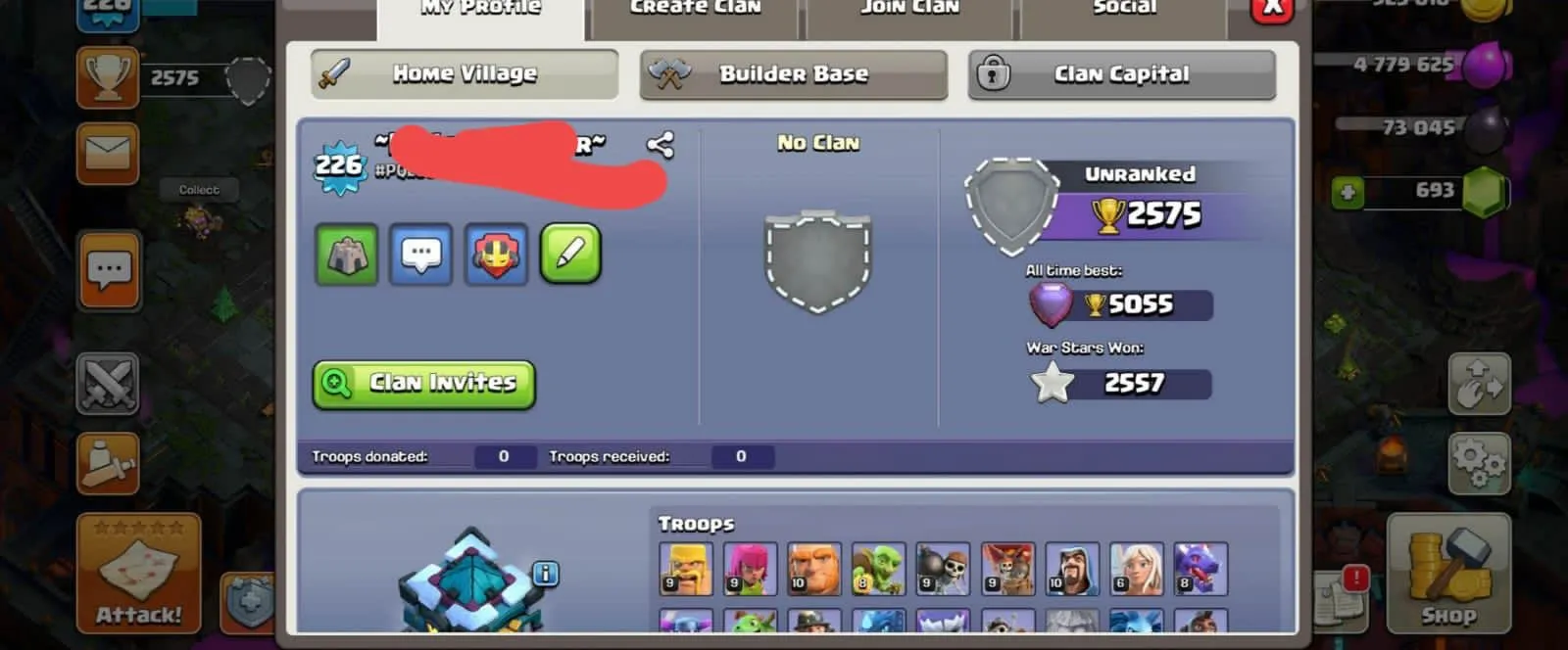 Buy TH 13 MAX || AMAZING TH13 LV226 HEROES BK/AQ/GW/RC 65/75/50/19 MAX  DEFENSE DECENT BB SHADOW SCENERY ATB LEGEND for $48.95 | CoC Account