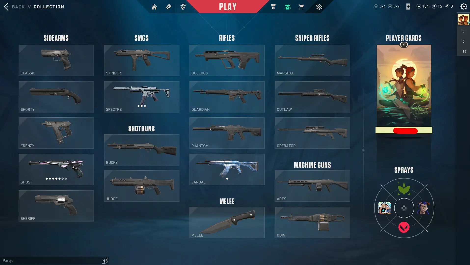 Compte Valorant PC – 56 Skins Rares – PEGI 16 – Année 2020