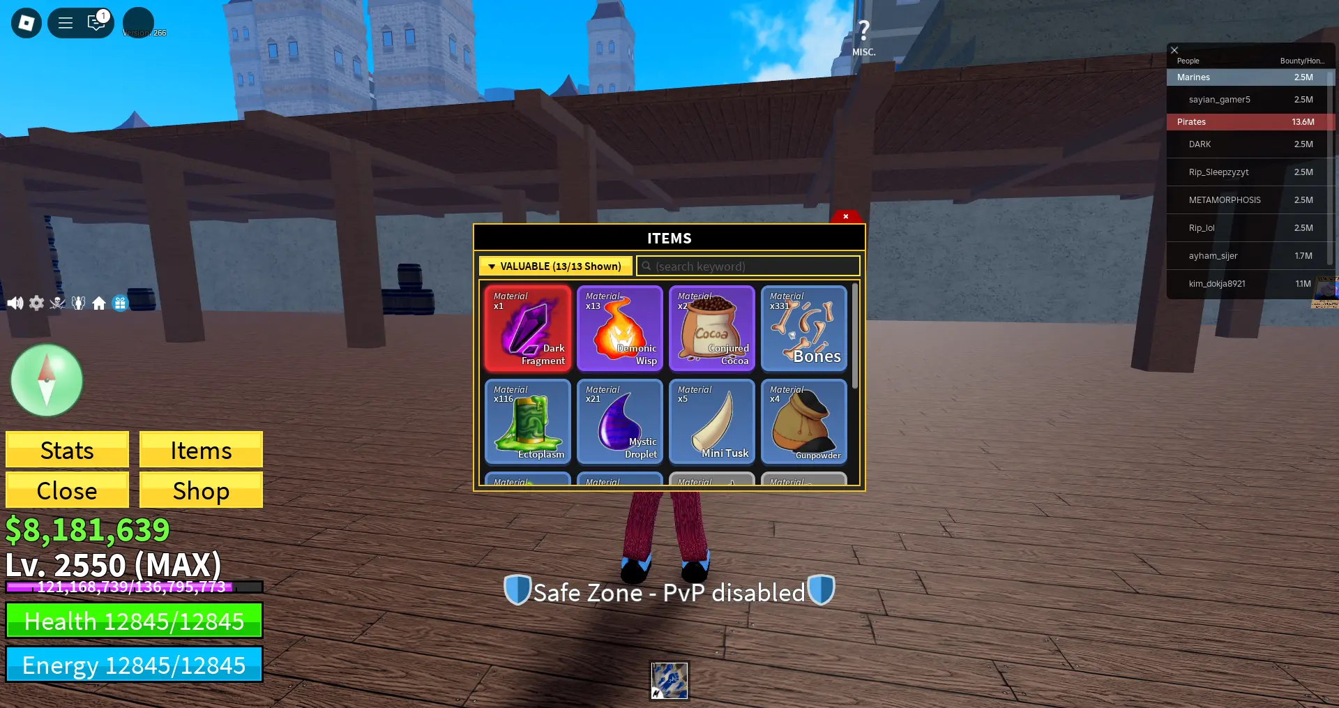 JE VEND MON COMPTE ROBLOX BLOX FRUIT PRESQUE