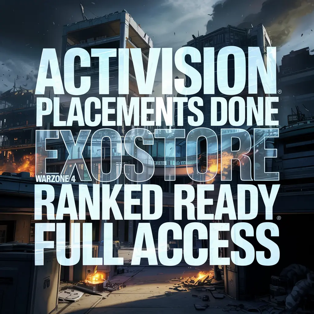 Acquista 🍋 Exo Warzone 4 🦖 Ready For Ranked 🌈 Top 20 Placements Done 🐯 ...