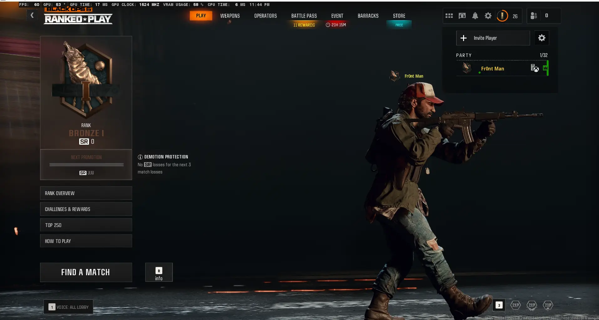 Achetez 【 🐫 Black Ops 6 🐫 】【BRONZE RANK】【 50 Wins ⸱ Ranked Ready 】 🧨 ...