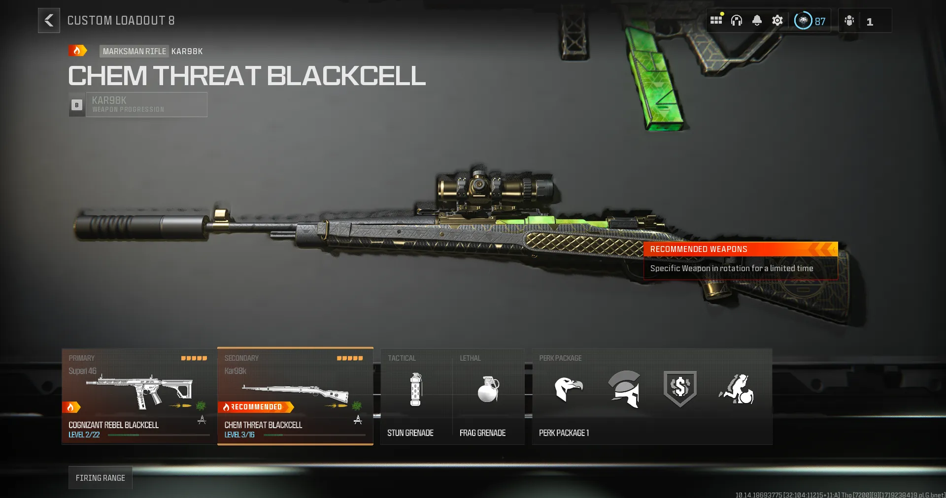 Buy ❤️LEVEL 87+✨【 INTERSTELLAR & Molten Obsidian】❤️【TRACER