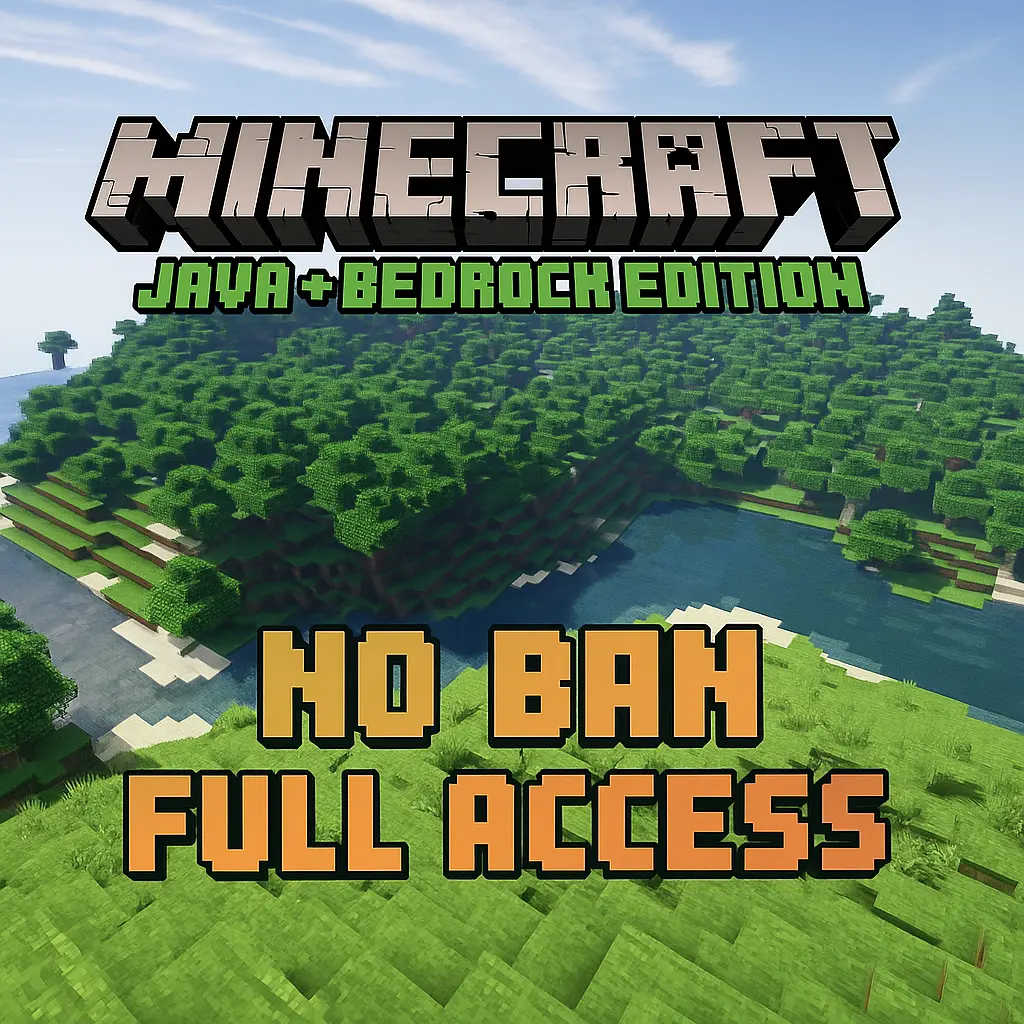购买 🪐Minecraft⸱💎Java + Bedrock Access🎯Not Banned on Hypixel🪄Microsoft ...