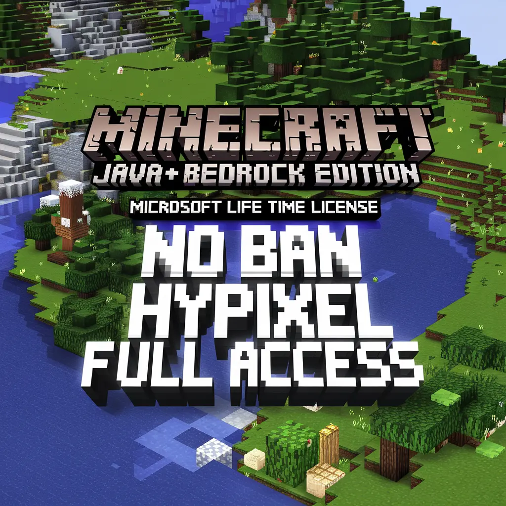 Compra 🔥Minecraft ⸱📀Microsoft License ⸱🌈Java & Bedrock Enhanced Edition ...