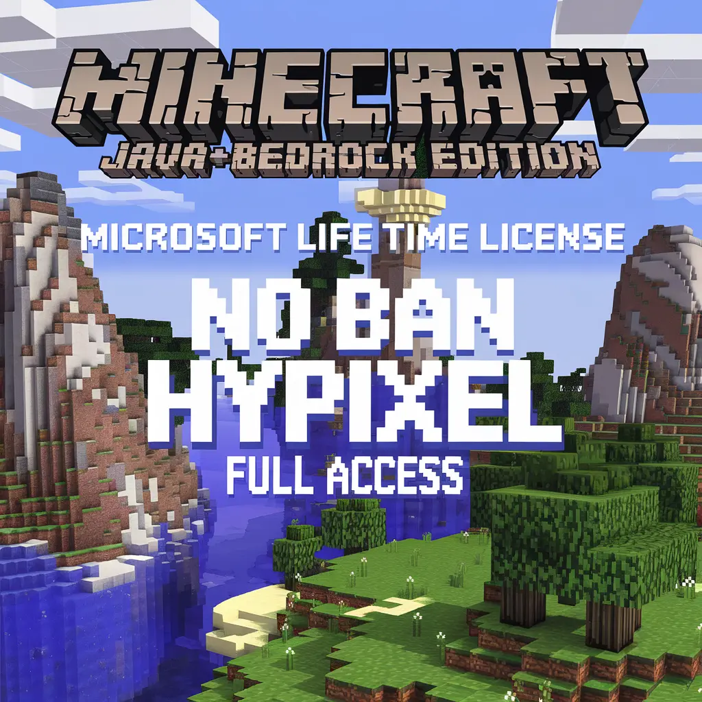 Buy 🌌Minecraft ⸱🎮Microsoft License ⸱🌊Premium Java & Bedrock Pack ⸱ No ...