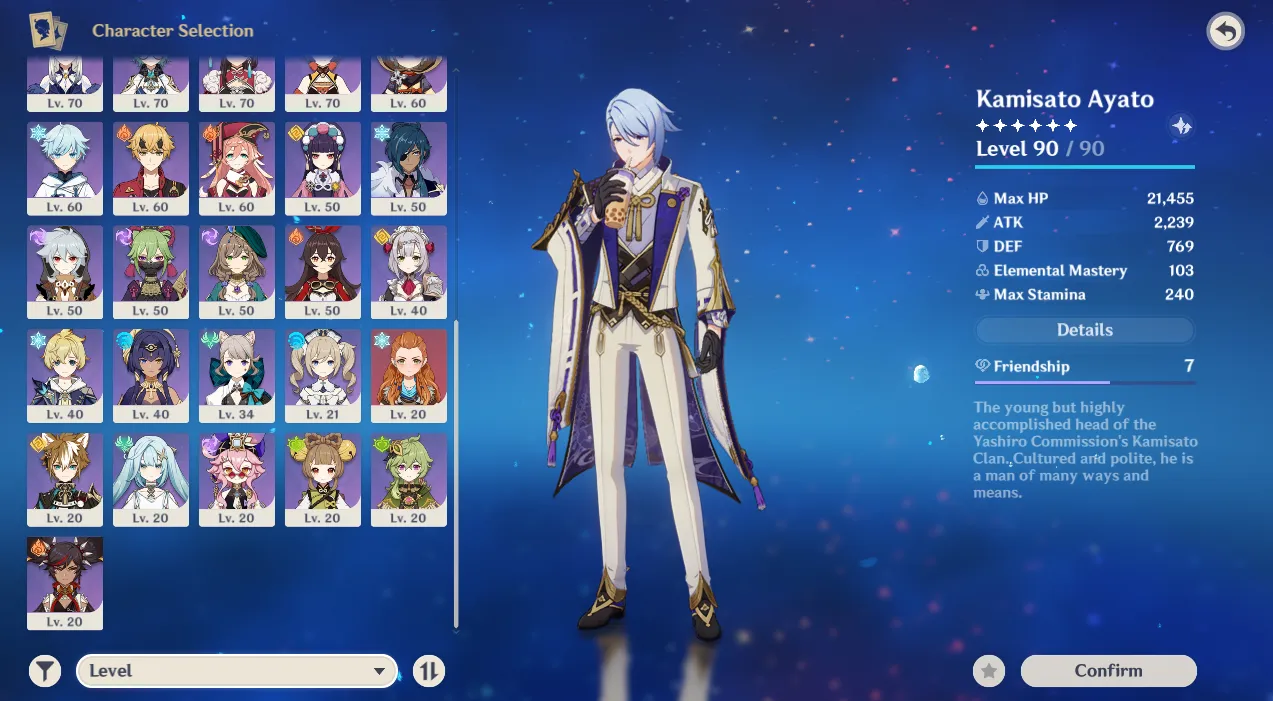 Compra Asia / AR 58 ⸱ 12 + 2 Leg Hu Tao ( Staff of Homa ) ⸱ Raiden C1