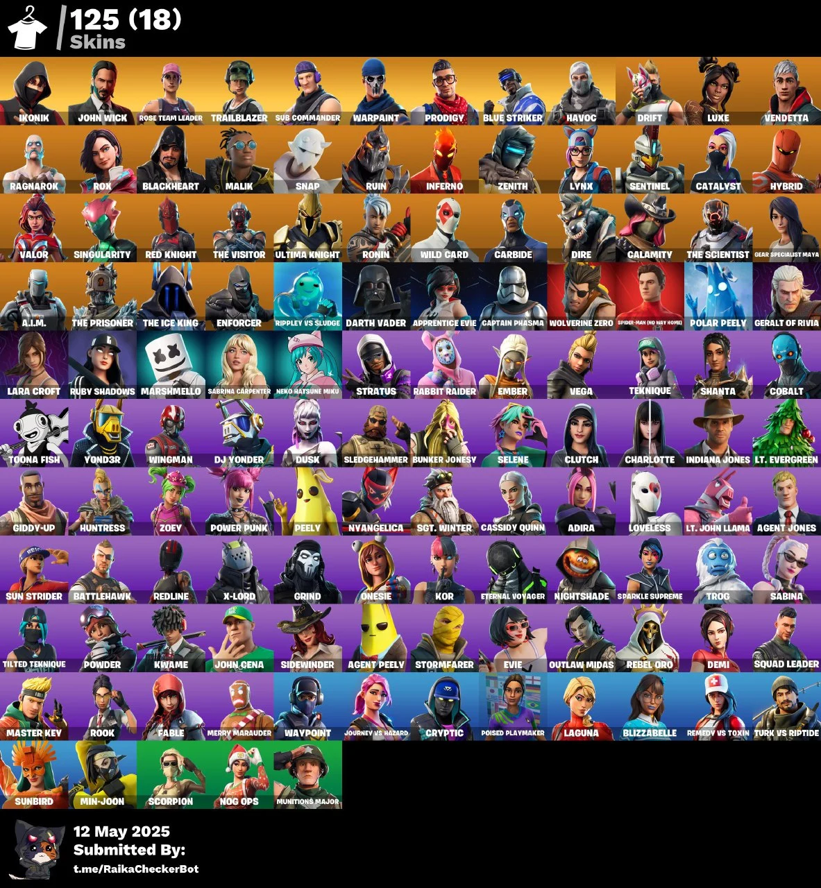 Compte Fortnite OG avec Objets Exclusifs et Peaux Senegal Compte Fortnite OG avec Objets Exclusifs et Peaux Senegal