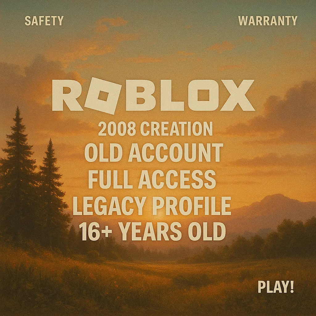 Buy 🦈 RBLX ACCOUNT 2008 Join Date 🎺 Editable Profile Info 🧁 Legacy Buy 🦈 RBLX ACCOUNT 2008 Join Date 🎺 Editable Profile Info 🧁 Legacy