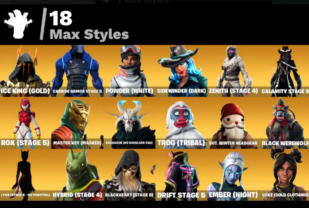 Buy (PC PSN XBOX) 95 SKINS / SPARKLE SPECIALIST / FA / STW / FLOSS ...