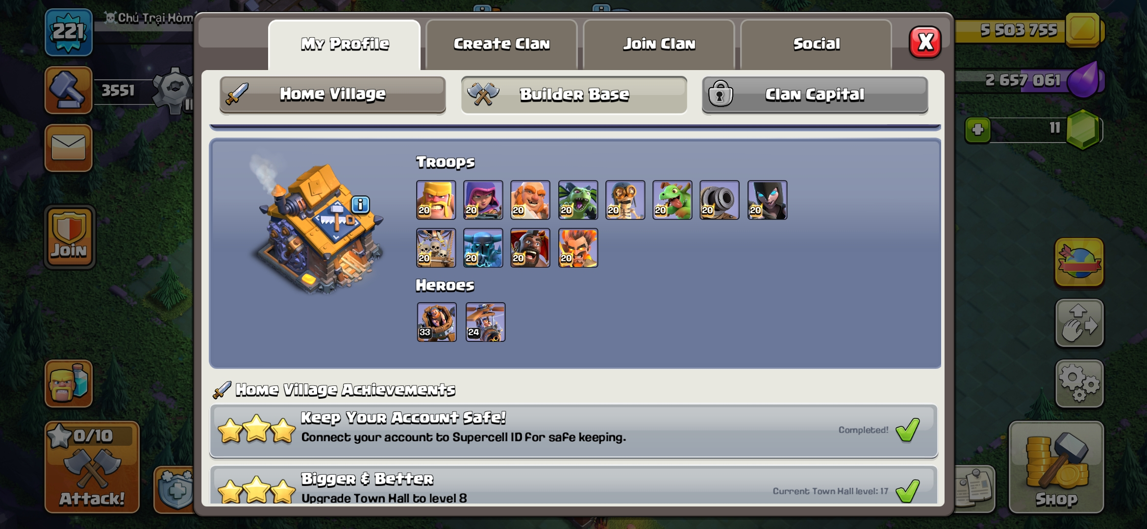 Buy ALL WALLS MAXED ️ TH 17 NEAR MAXED 👑 4 HEROES MAXED 🌹 HIGH LEVEL Buy ALL WALLS MAXED ️ TH 17 NEAR MAXED 👑 4 HEROES MAXED 🌹 HIGH LEVEL