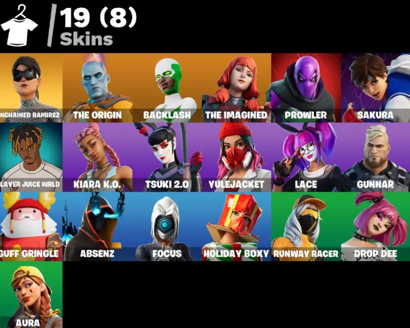 Buy (PC PSN XBOX) 19 SKINS / UNCHAINED RAMIREZ / FA / BACKLASH / SAKURA ...
