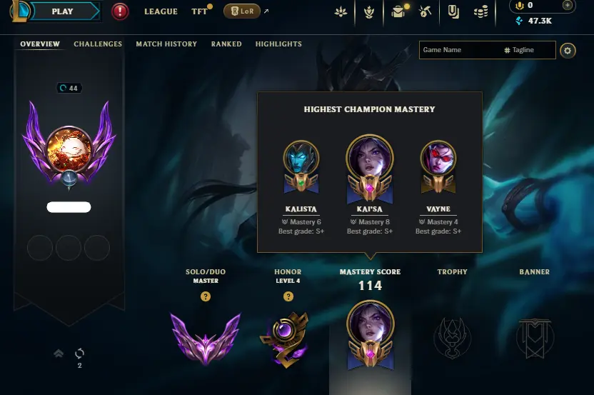 Buy ADC🔥Master 63%WR Handleveled💎47K BE LOOT⭐Name Changeable👑Original Buy ADC🔥Master 63%WR Handleveled💎47K BE LOOT⭐Name Changeable👑Original