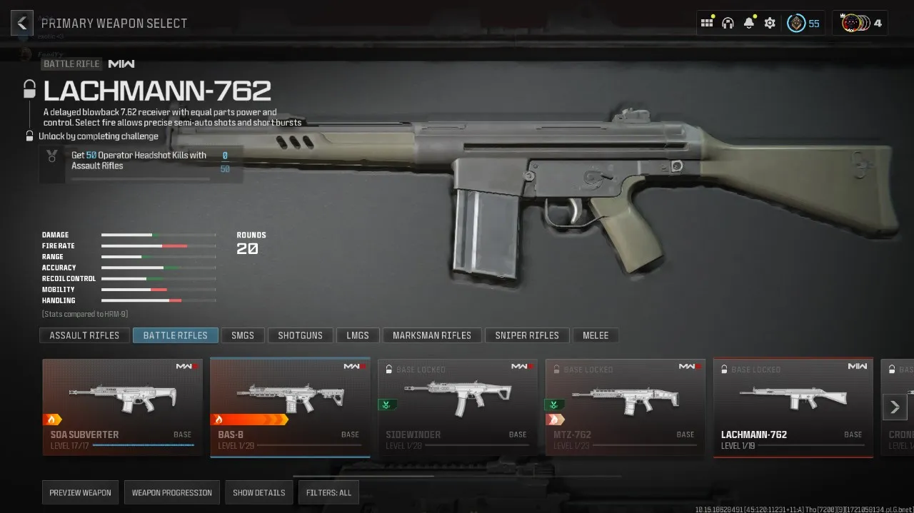 Achetez Steam Level 55 + Ranked ready ⭐ 9 Weapons Maxed ⭐ 9 guns meta ⭐ linkable ⭐ 9