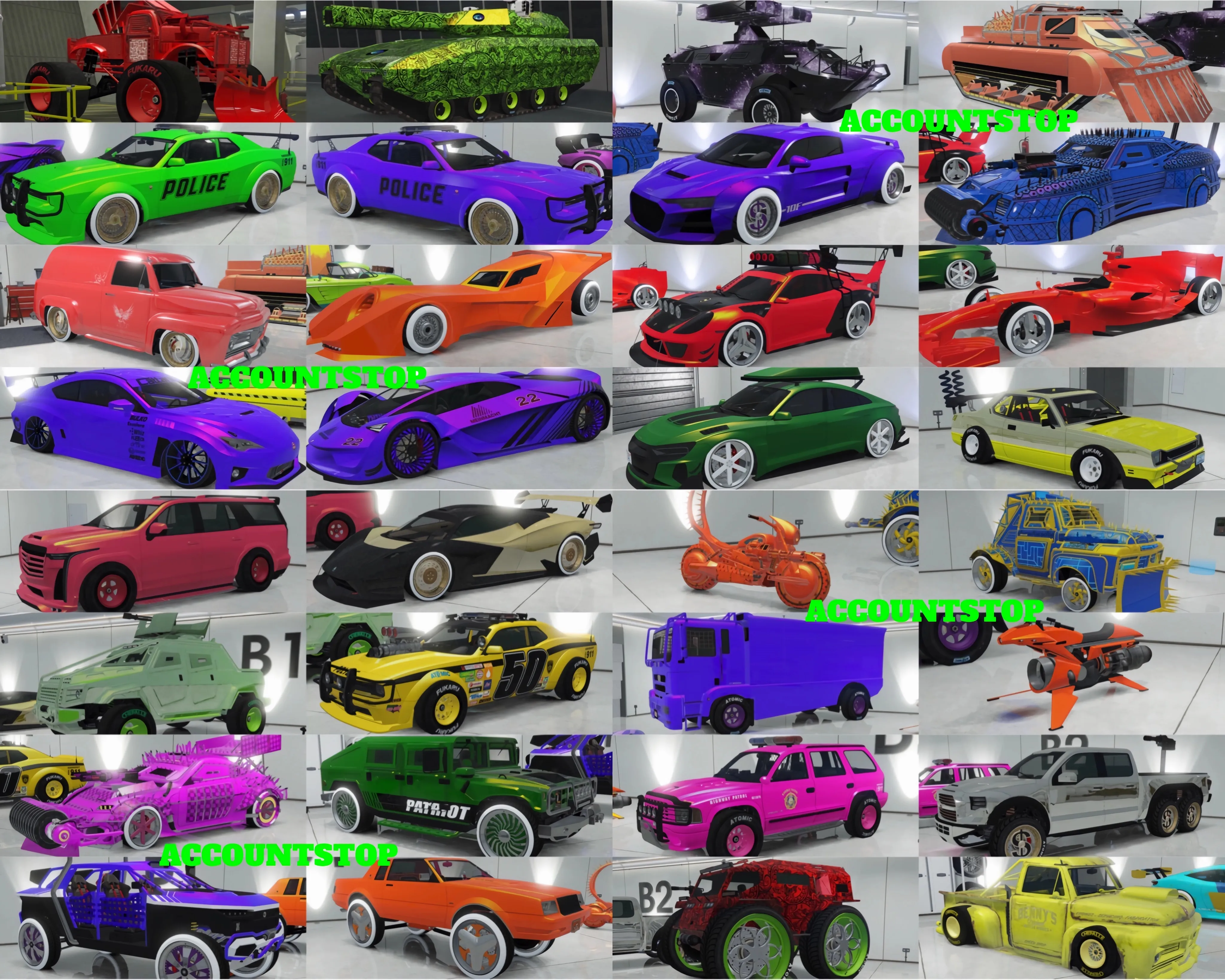 Buy 🕺MALETOP✓ANTI-BAN✓🚗 Modded Cars 30 & 20 Modded Outfits 