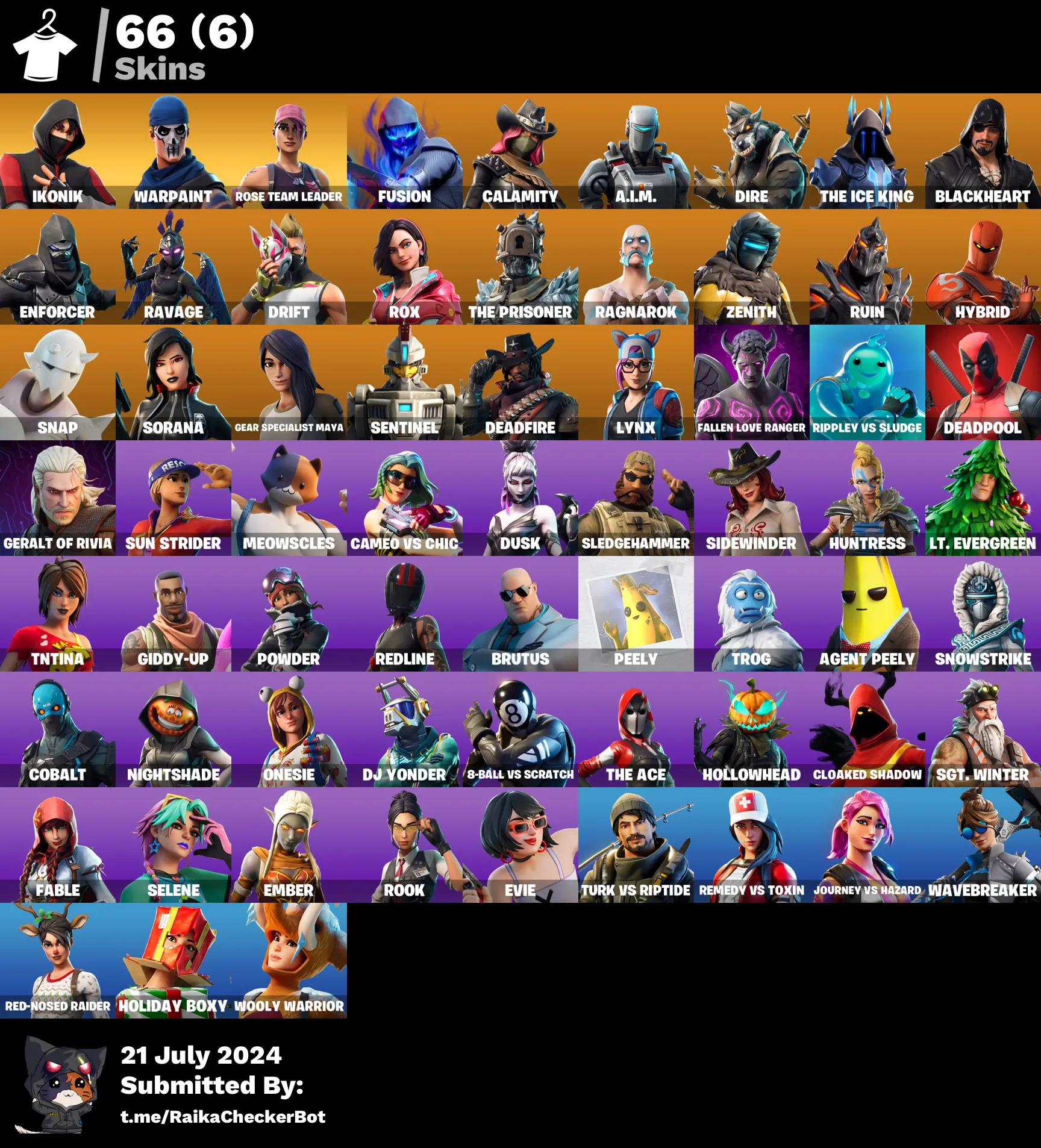 Buy FULL ACCESS 66 SKINS IKONIK SCENARIO FUSION WARPAINT BLUE TEAM LEADER PC AF19 for 83.88 FN Account