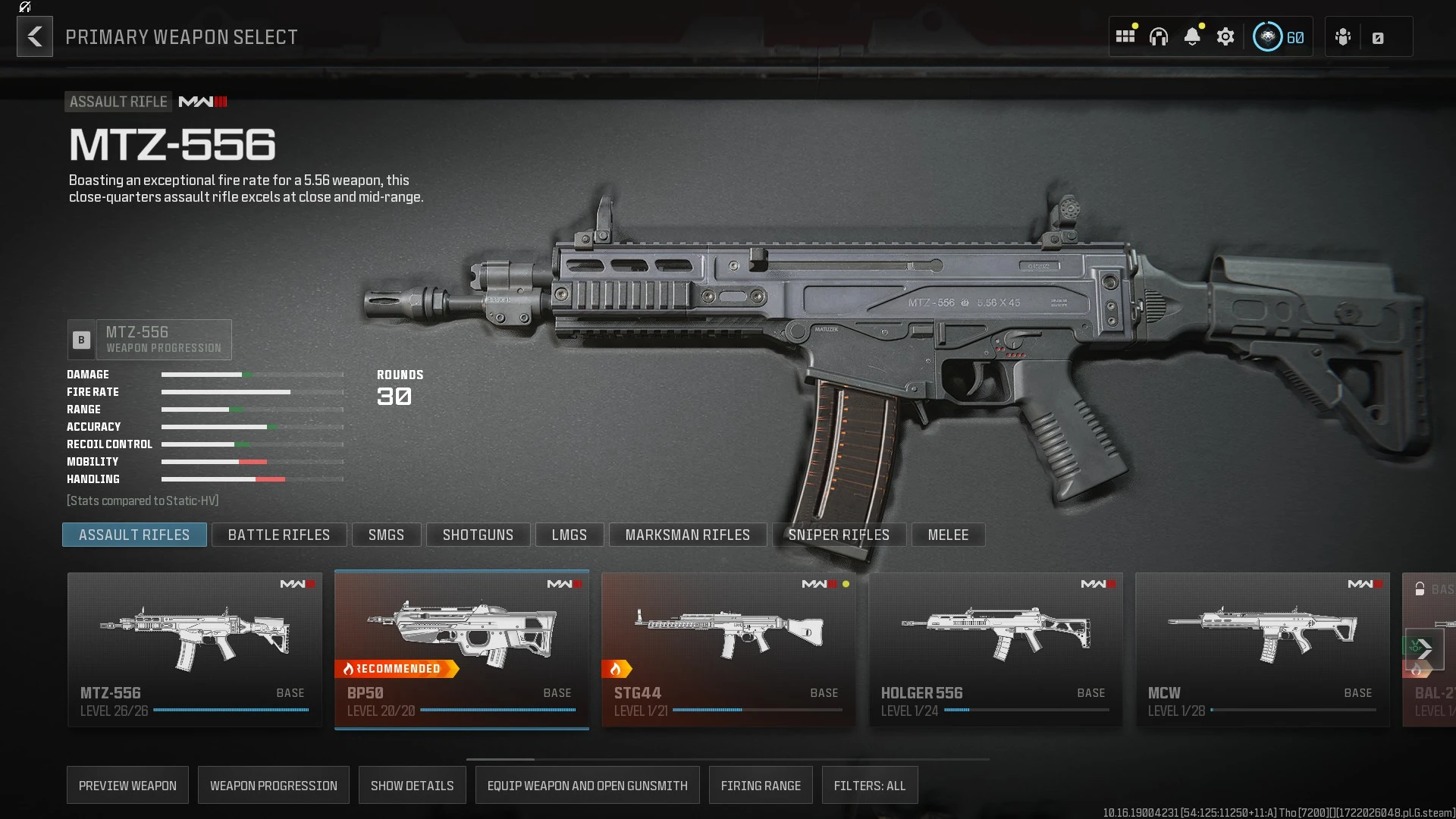 Compra Modern Warfare 3🏆 LEVEL 60+ RANKED READY 7+ MW3 GUNS MAXED FULL