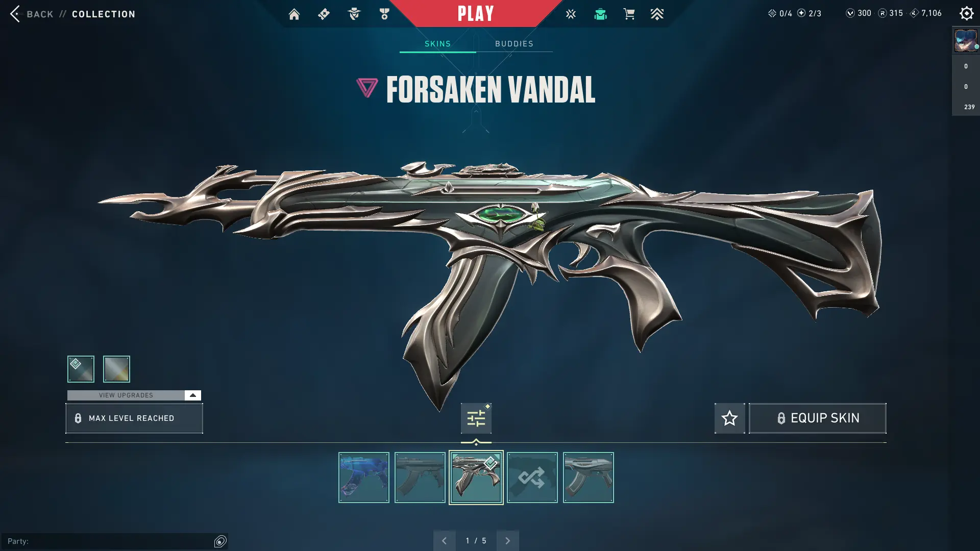 Buy EU ⸱ FORSAKEN VANDAL ⸱ INFANTRY SPECTRE ⸱ SONGSTEEL SWORD