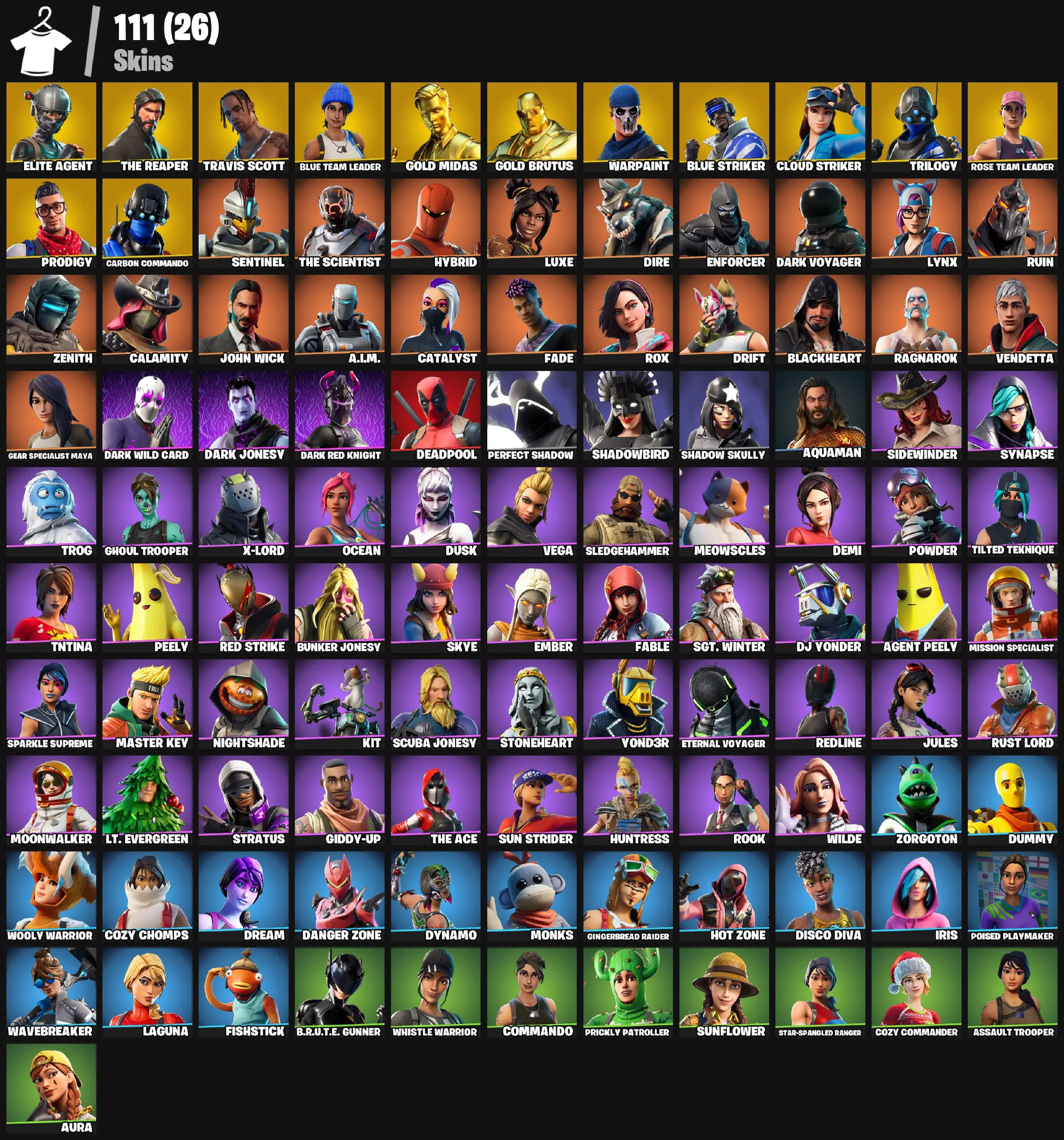 【111 SKINS】 (PC/XBOX) OG STW | ELITE AGENT | THE REAPER | TAKE THE L | GHOUL TROOPER | JOHN WICK | DYNAMO | FISHSTICK | DREAM !MKG03120 4
