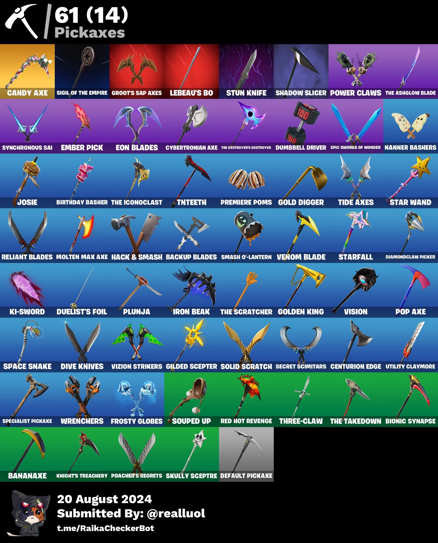 Compra 💠[PC] 55 SKINS ⸱ Peter Griffin ⸱ Ninja ⸱ Valeria ⸱ Power Chord