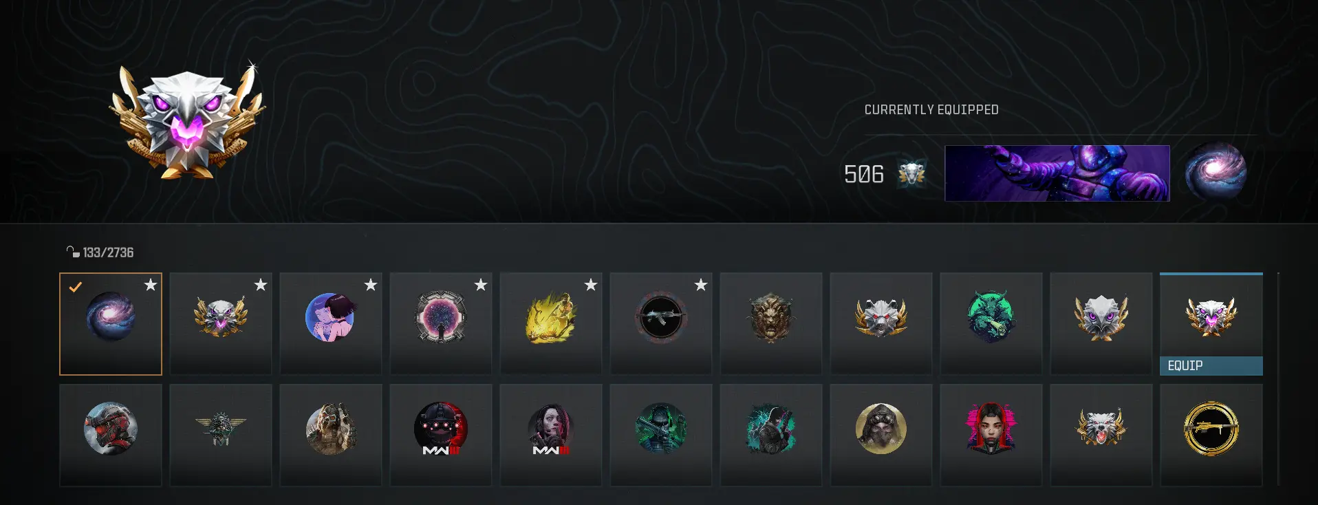 Buy INTERSTELLAR MW3 GUNS 38/40: 506 lvl prestige for $551.03 | CoD Account