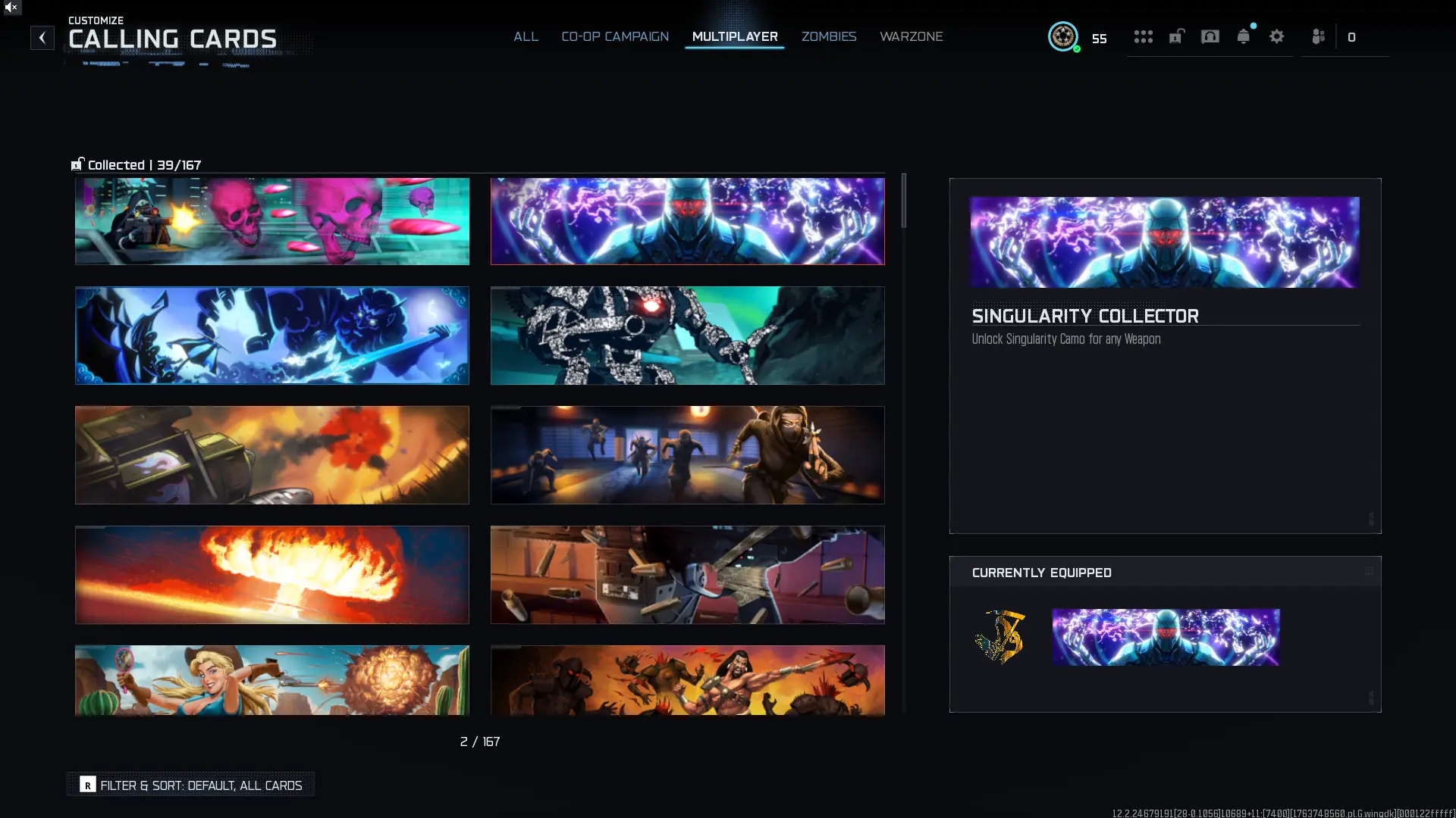 Buy 💥 BO7 💥 | 30x Singularity Camos Fully Unlocked | ⚔ All Multiplayer ...