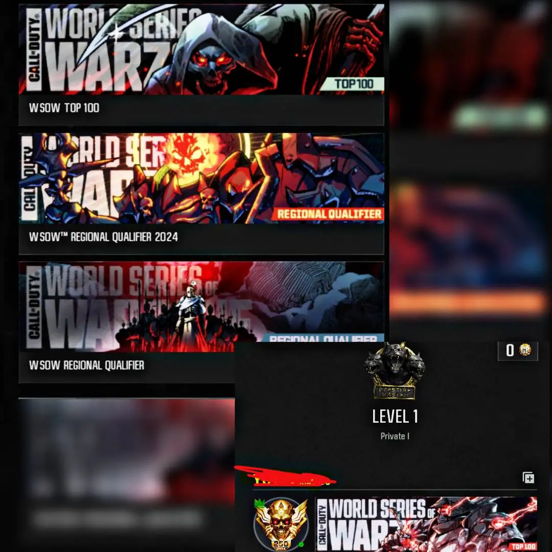 rare bo4 calling cards PSN Jaaeyz  - Has the chase card/twitch prime in Progress on CW/ MW19/ MW2/ MW3 (No BO6/7) - Rank masters in Cold War Dark Ops - Black Ops