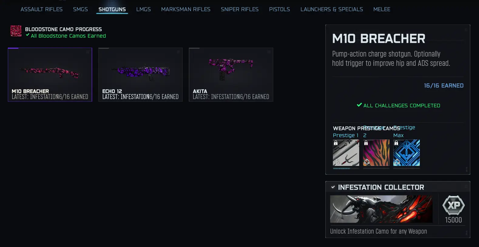 购买Prestige Master / Level 56 💢 Infestation Camo on 33 Weapons✓ All Guns  Maxed ⭐ 32 Operators 💯 Handmade 🔗 Linkable to Steam, Xbox, Battle.net and  PS 📧 Full Access 以$352.18 | CoD 账户