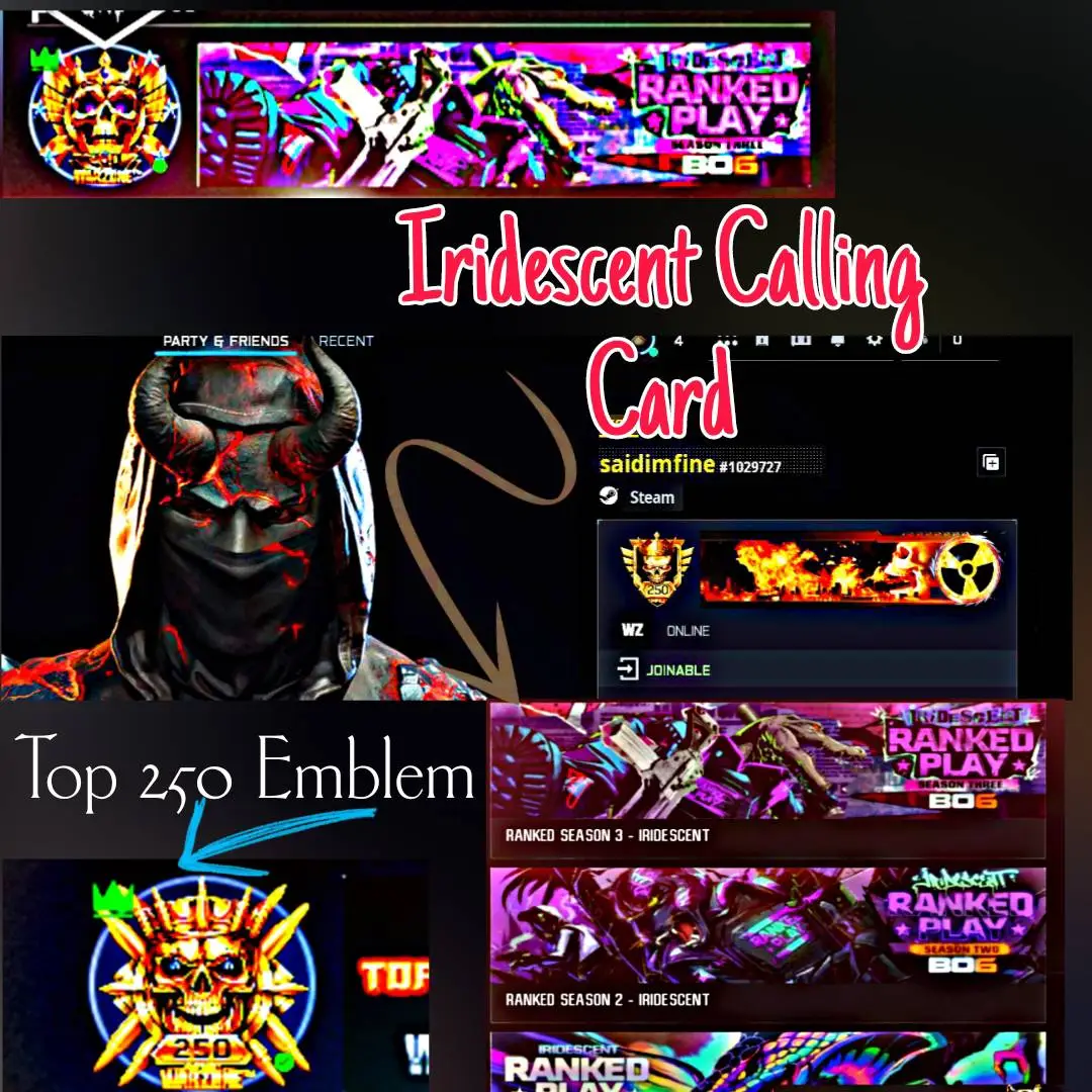 Achetez 🥷 ELITE OPERATOR SKIN 🎫 BO6 IRIDESCENT | 🏆 TOP 250 ICON🧬 ...
