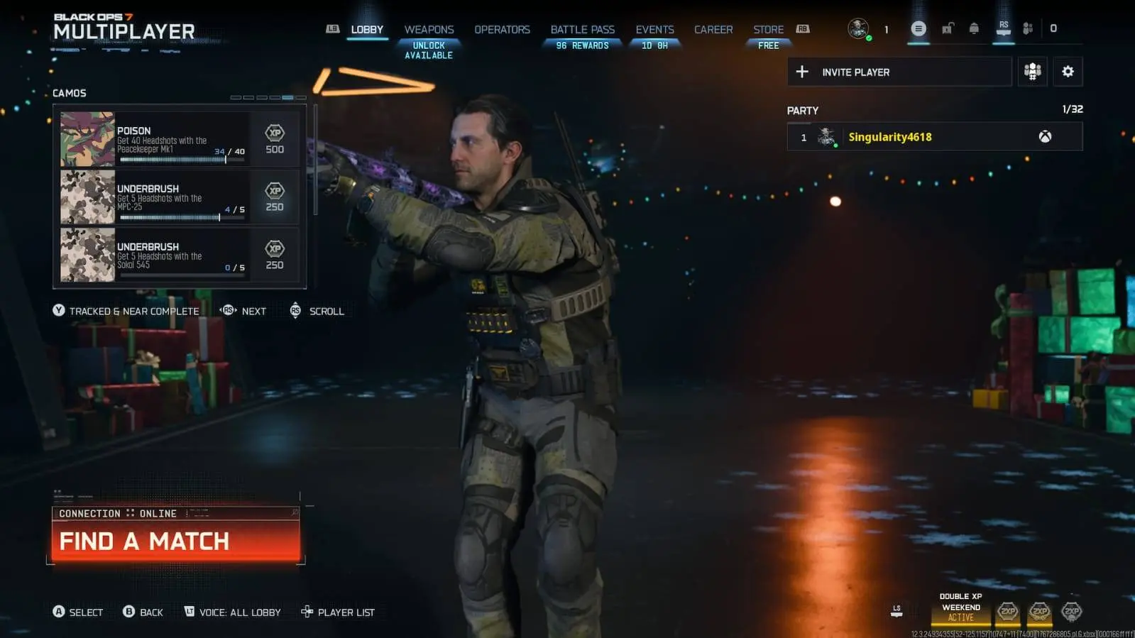 Buy 💥 Prestige 8 💥 30x Singularity Camo 450+ Camos Level 55 🗡️ 30x ...