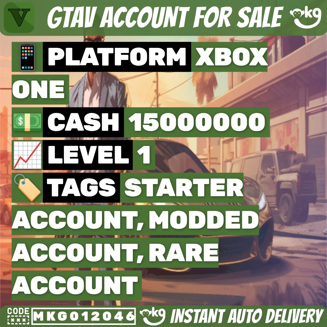 ๐ก๏ธ Xbox One ๐งฌ Normal Vers. โจ 200 Mill cash + Deluxos๐ฅ RP 1-15 ๐ป Male/Female ๐ข Full Access !MKG012046