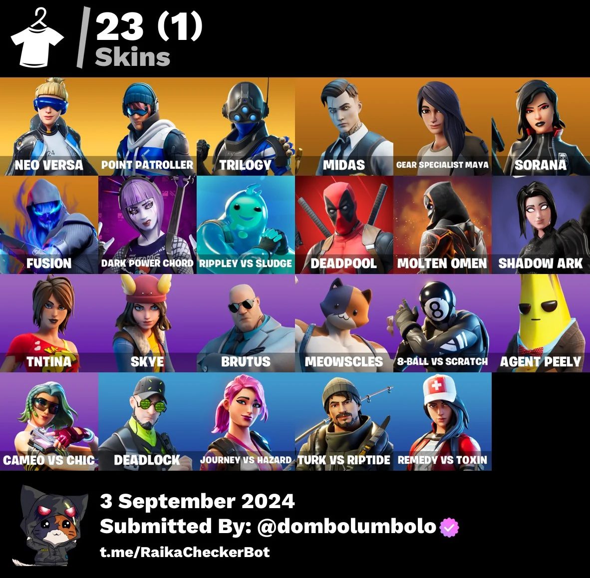 Buy 🔥23 Skins 🔥PC/PSN/XBOX🔥 Neo Versa 🔥 Point Patroller 