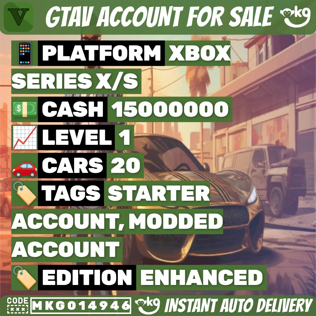 🏁 Xbox Series | New Account Boost | 100M Total Cash + Deluxos | 20 Mod Cars !MKG014946