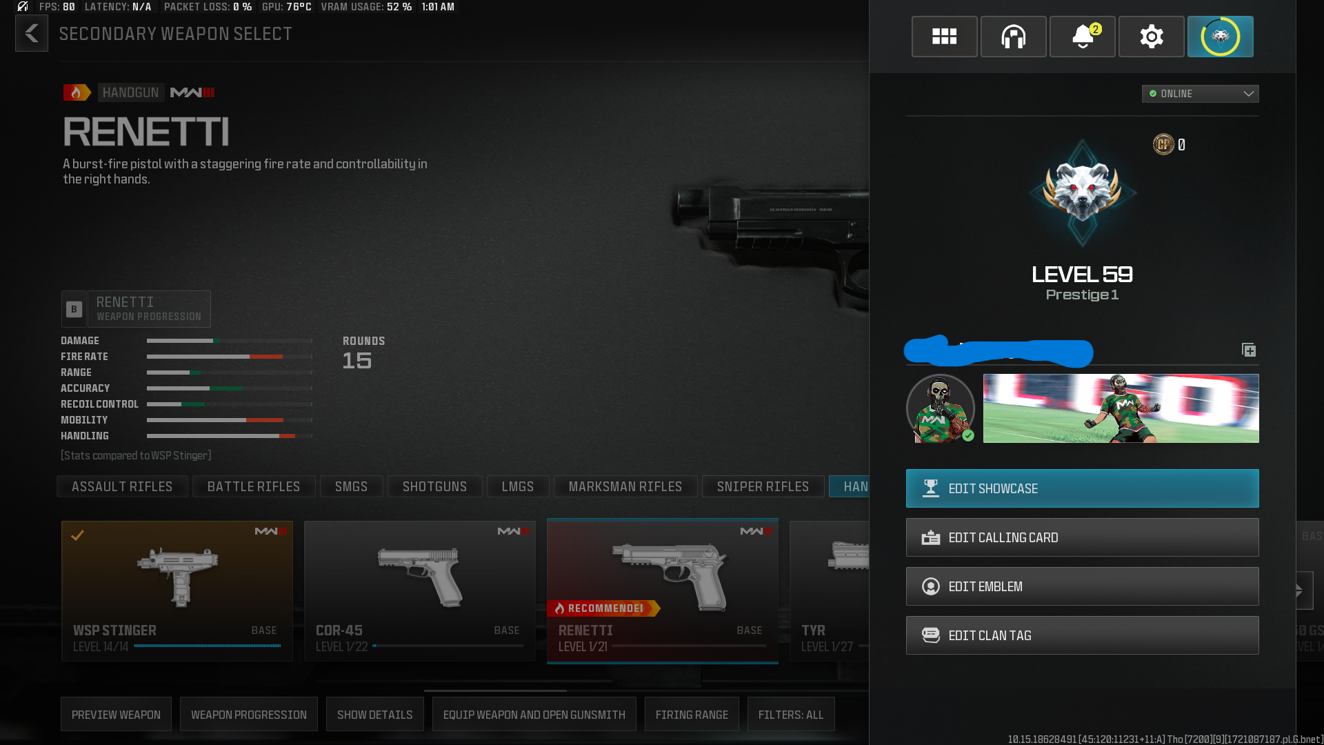 Compra 🛒 Premium Call of Duty Account for Sale Level 55 🎯 10 Maxed