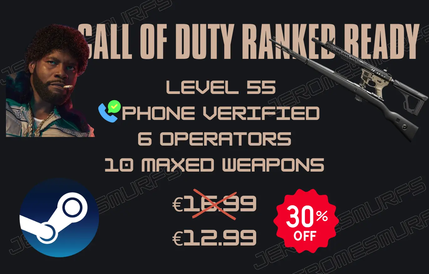 Compra 🛒 Premium Call of Duty Account for Sale Level 55 🎯 10 Maxed