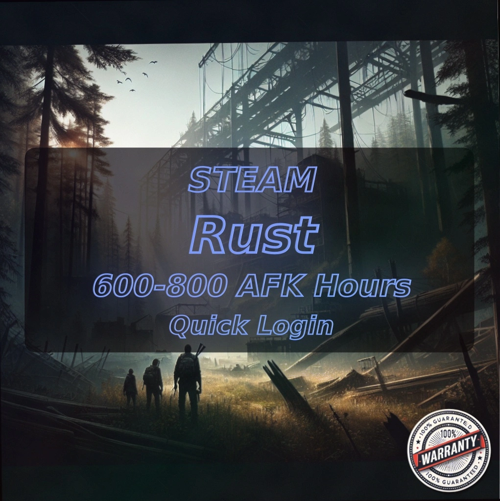 Risk-Free STEAM Rust 647-800 AFK Hours Account and + Email & Password Change 🧩 #ITEM-218051