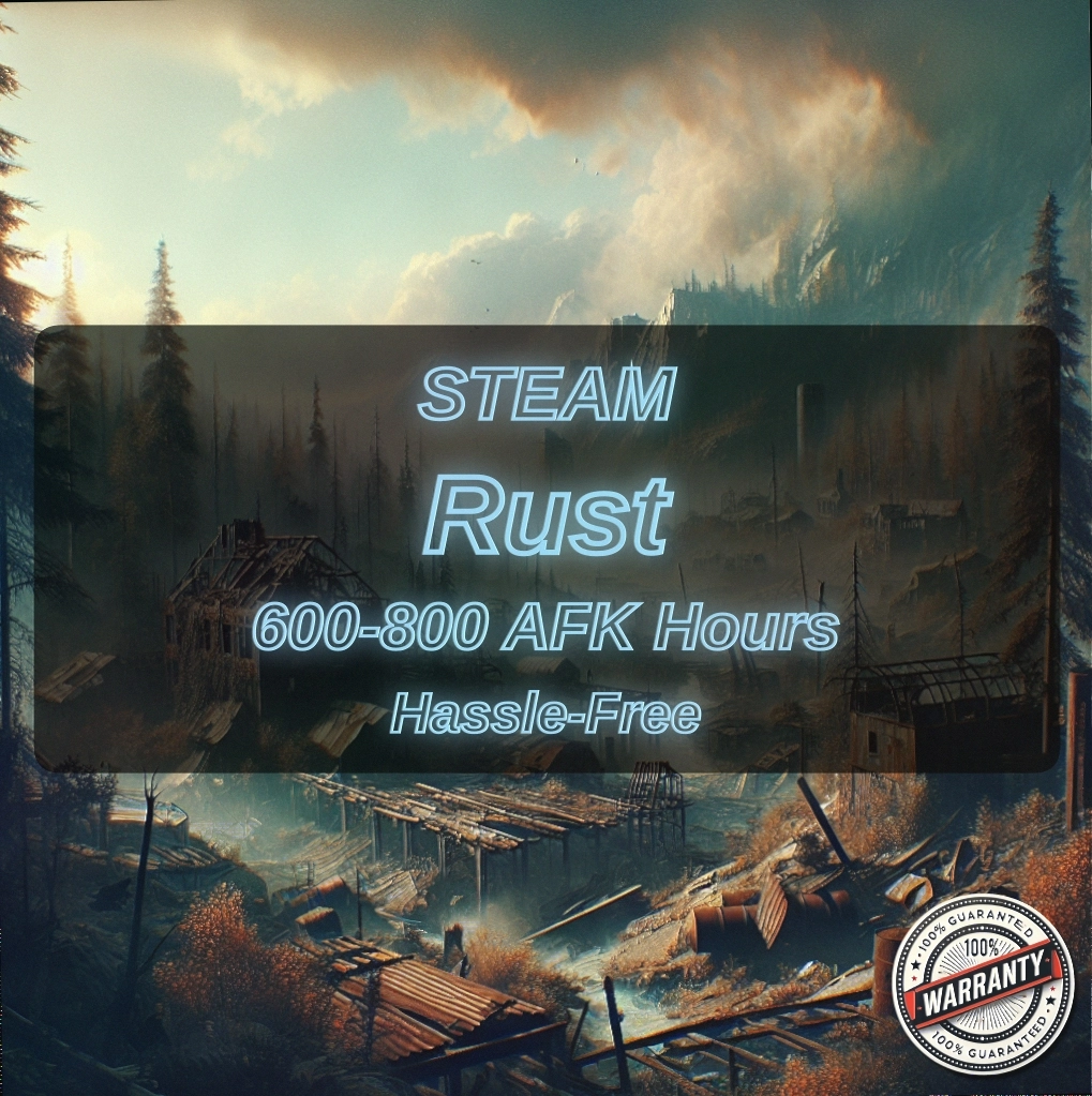 STEAM Rust 626-800 AFK Hours User & and Editable Info 🕹️ #ID-218055
