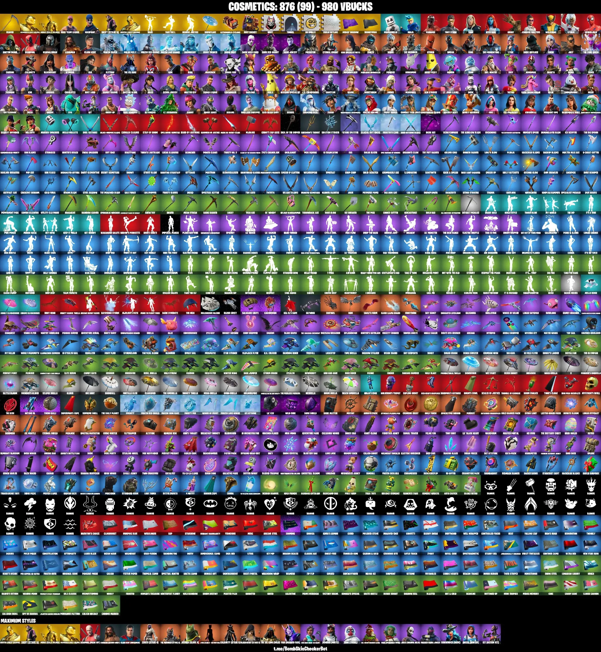 ❤️ 139 SKINS ❤️ TAKE THE L ❤️ GET GRIDDY ❤️ ORANGE JUSTICE ❤️ OG STW ❤️ OMEGA ❤️ MANDALORIAN ❤️ SPIDER-MAN ❤️ GOLDEN MIDAS ❤️ PREDATOR ❤️ CHARLOTTE ❤️ KOR ❤️ ZOEY ❤️ MARIPOSA ❤️ JULES MAX ❤️ ONESIE MA 2