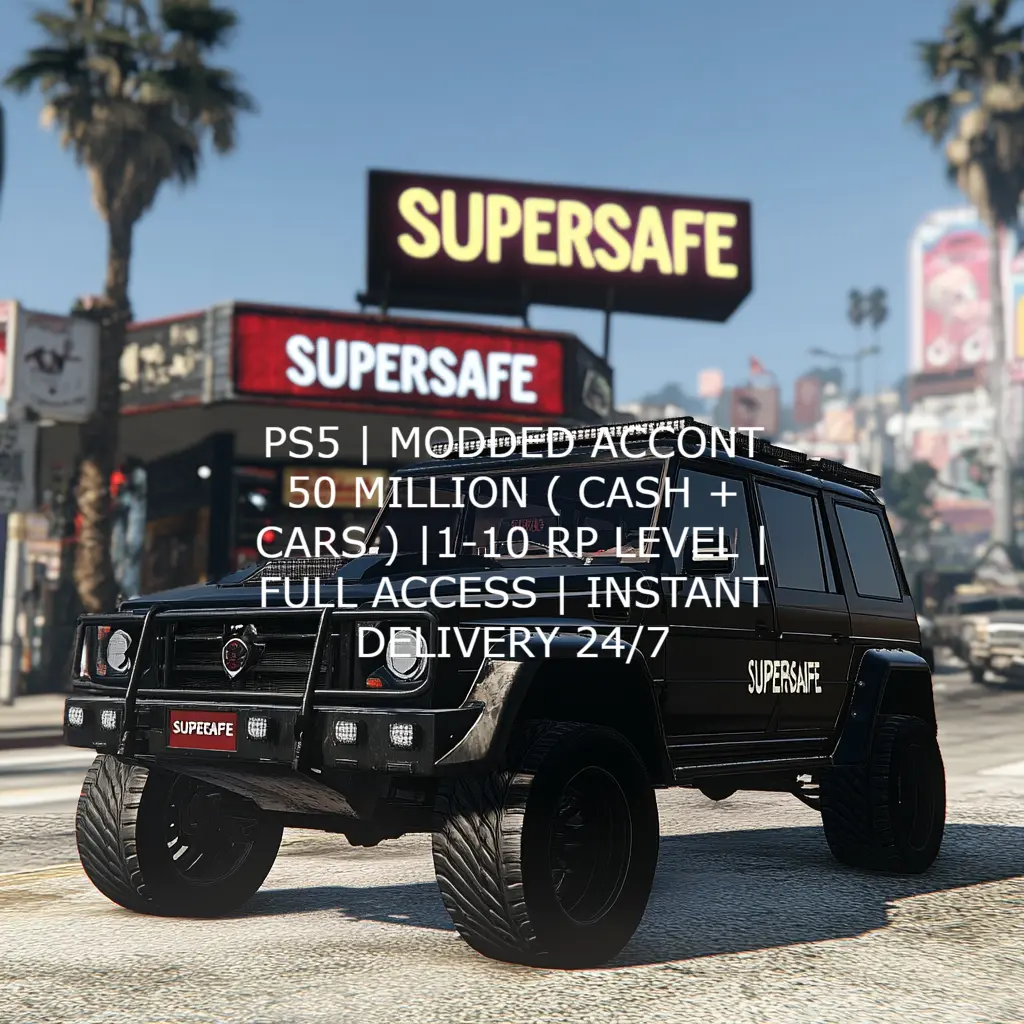 购买 &gd PS5 MODDED ACCOUNT 50 MILLION ( CASH + CARS ) 110 RP