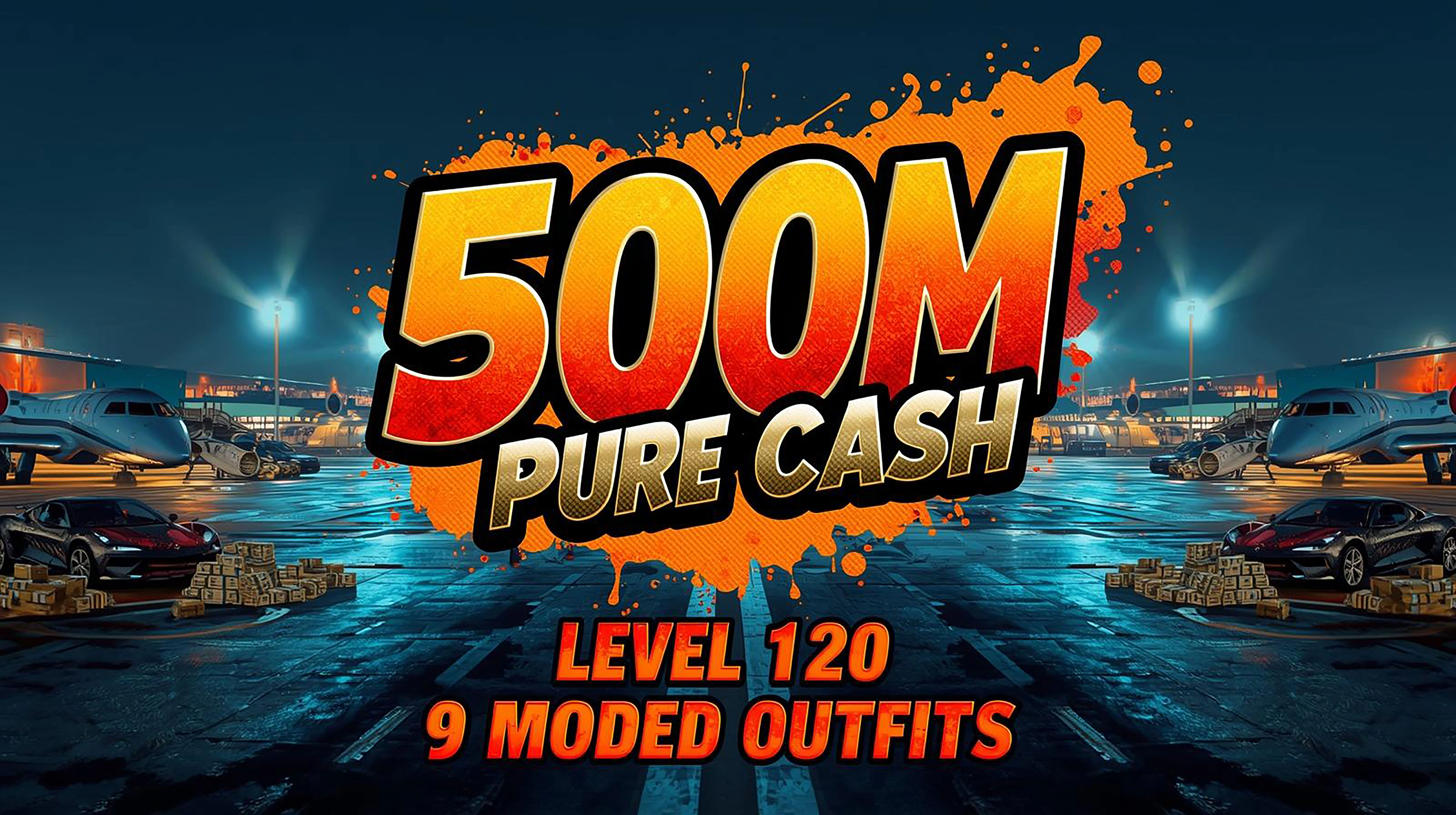 ๐ต PS5 ๐ต 500M Pure Cash ๐ Level 120 ๐ 9 Modded Outfits โก Instant Delivery #X4C7TL