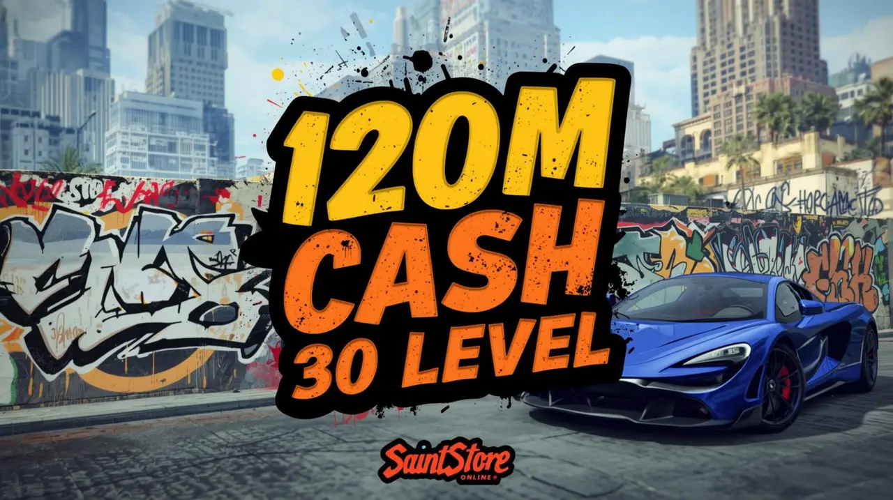 PS5 Exclusive Console Edition 🎮 120 Million Pure Cash secured in the bank 💰 RP 30 Level Status 🏆 Instant Digital Delivery ⚡ SaintStore Signature Modded Empire 🔐 Verified & Fully Legit Ownership 🛡