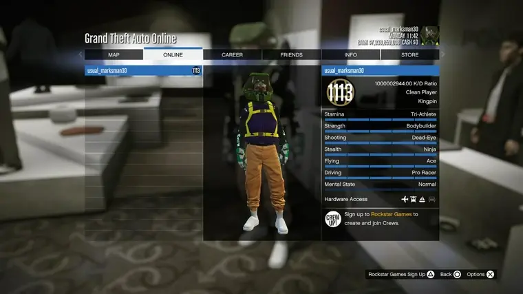 🌟 GTA 5 PS5 Billionaire Modded Account | $7.8 Billion Cash • RP 1113 • 4 Modded Outfits • Fast Run • Max Stats • Ownership Ready • Instant Delivery | QX183