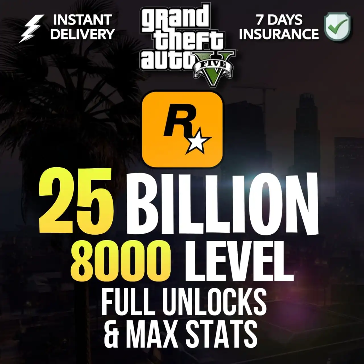 Buy [Rockstar] 20 BILLION CASH + 350 LEVEL + 12786578 KD RATIO + FAST
