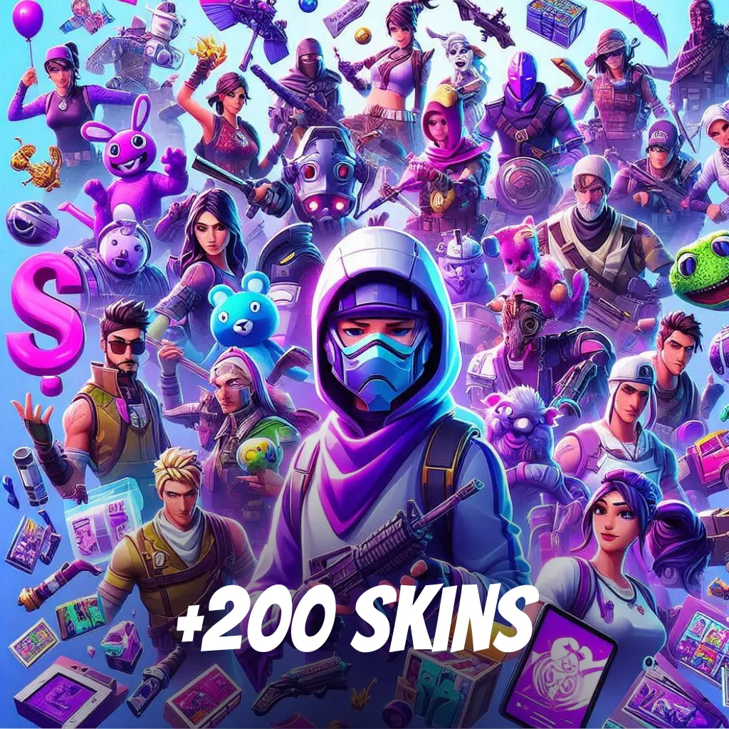 Kaufen Sie Account Fortnite with Random Skins , +200 Skins and emotes