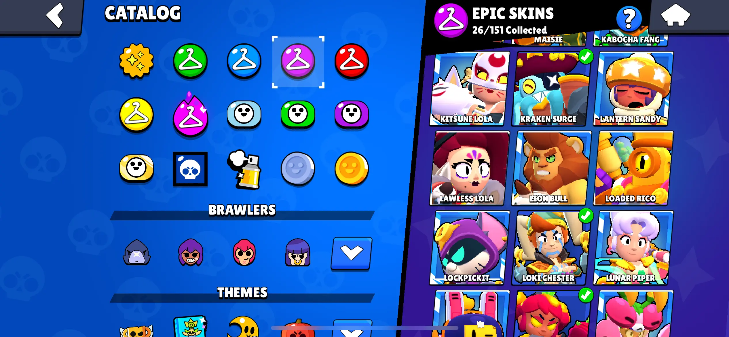 Buy [BS] 41K ⛈ 82 BRAWLERS ⛈ 11 LEGENDARY ⛈ 85 SKINS ⛈ 5 HYPERCHARGED ⛈
