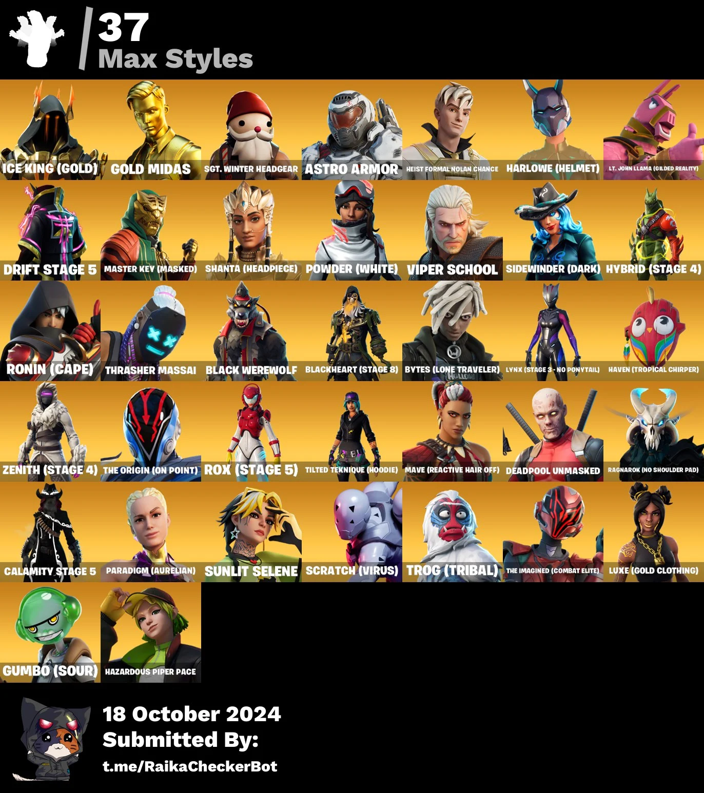 购买 [PC/XBOX/PSN] ♨️ 186 SKINS ⭐️ OG STW GOLD MIDAS ⭐️ DRIFT ⭐️ FRESH