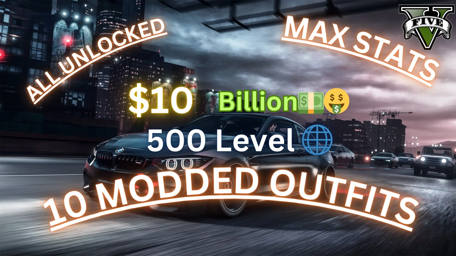 Compra [ PC ⸱ GTA V ⸱ Steam ] ⸱ 10 Billion Cash 💵, Level 500 🌐, 10