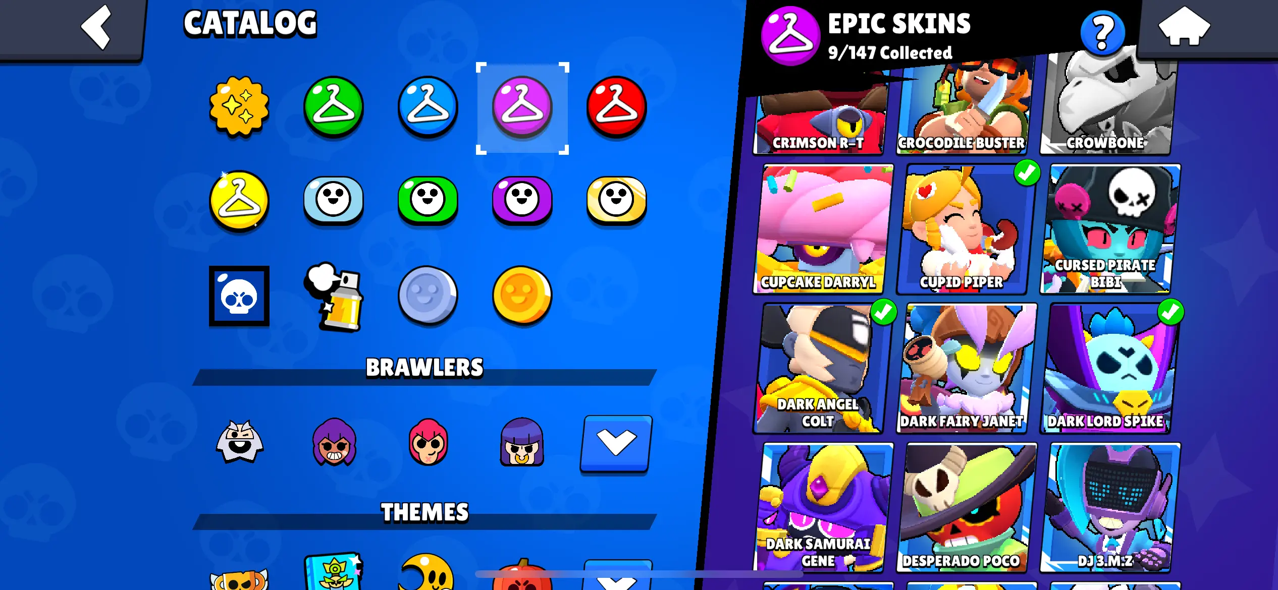 Buy [BS] 24K ⛈ 71 BRAWLERS ⛈ 6 LEGENDARY ⛈ 51 SKINS ⛈ CHARLIE